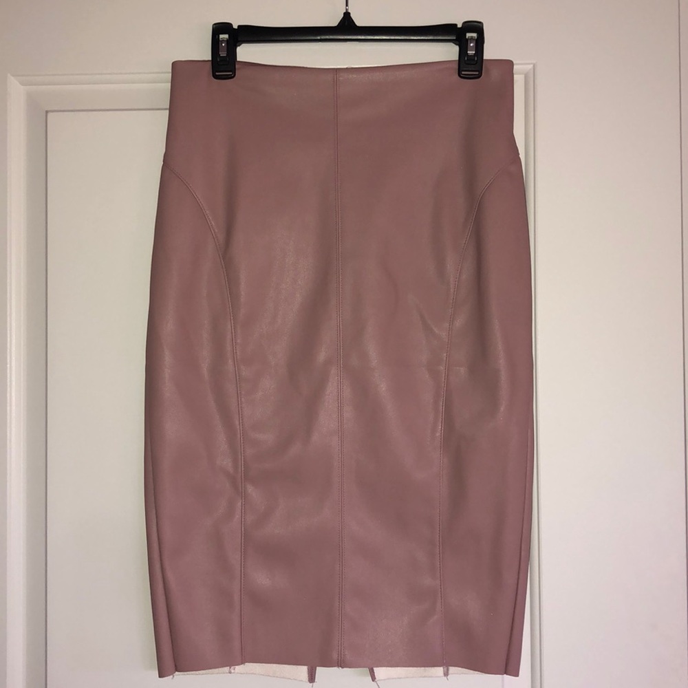 Express faux leather skirt size 6